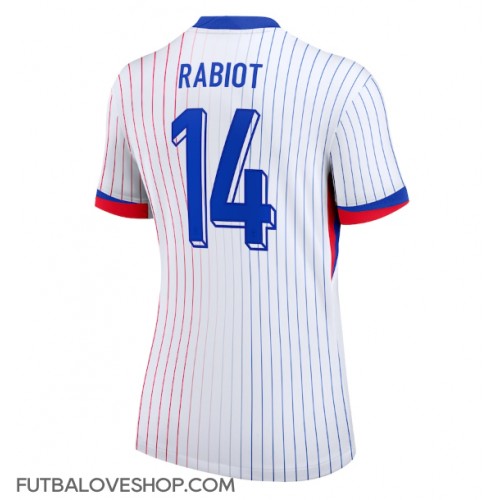 Dres Francúzsko Adrien Rabiot #14 Preč pre Ženy ME 2024 Krátky Rukáv